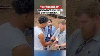 Panthers fan showed support to Bryce Young while getting his autograph 🤝 (via josephperson/X)