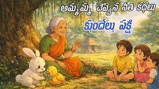 అమ్మమ్మ చెప్పిన నీతి కథలు|Story About Rabbit🐰 Bird Help🥺##bedtimestories ##cartoon ##telugu ##viral 
