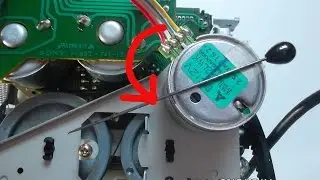 Sony TC-WR870 change motor location repair how to