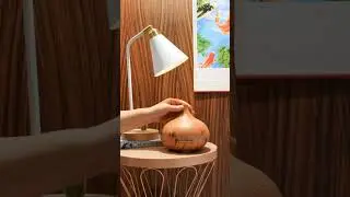 Woodgrain Ultrasonic Diffuser with Relaxing Essential Oil Blend