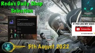 REDA'S Daily Shop Selection CELESTIAL UNICORN 5/08/2022 ACValhalla