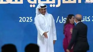 Su Alteza el Emir asiste a la ceremonia de culminación del Diccionario...