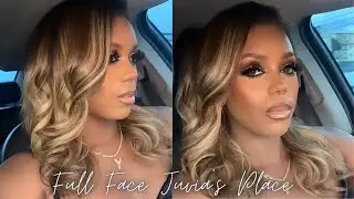 Full Face Using Juvia's Place Products | Bronzed Collection, Shadestick & Concealer Review
