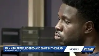 Suspect arrested after West Palm Beach man kidnapped, shot and left on canal bank, detectives say