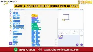 Make a square shape using pen blocks