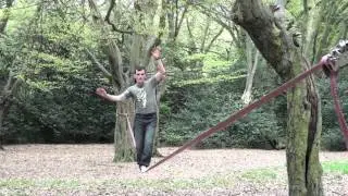 Slackline tricks for beginners.mov