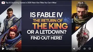 Top 12 Upcoming Games in 2025 &ndash; Next-Gen Titles You Can&rsquo;t Miss!