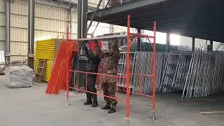 Scaffolding assembly video