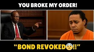 Judge Instantly Revokes Bond After Defendant Caught With Victim in Court!  #justiceserved