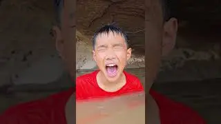 Crab catching failed!😅😂