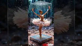 Dreamy Ballerina in a Crystal World ✨🩰❄️ | Mesmerizing Fantasy Dance