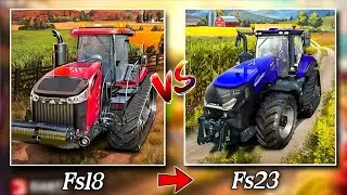 Fs 18 Multiplayer Vs Fs 23 Chaff Storage Gameplay | Farming Simulator Gaming #fs18 #fs23 