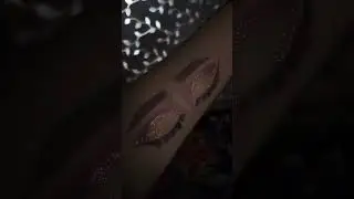 Shimmer eye makeup look.                       #fyp#viral video #shimer look