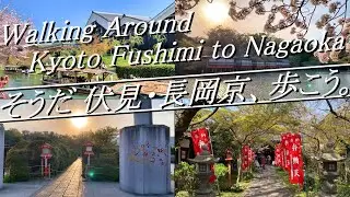 【京都府京都市・長岡京市】坂本竜馬が行き来した町、伏見を春散策！からの長岡京へ！ 散歩距離約16km。所要時間約6時間半（※観光時間含む）。2023年4月上旬。