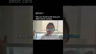 Never use a debit card for autopay.