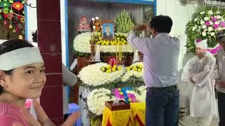 Hai anh em về quê thăm ông cố 😭❤️