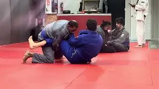Can almost pass His guard 