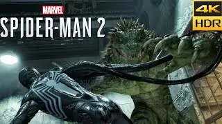 Marvel's Spider-Man 2 Lizard Chase & Boss Fight 4K 60FPS HDR