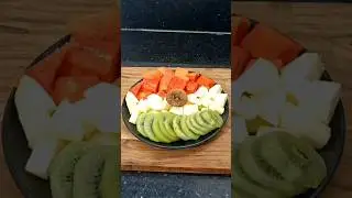 Happy Republic Day special Tri colour fruit salad #youtubeshorts