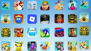 Roblox,Scary Teacher 3D, Minecraft, Save The Fish,Spider Fight 3D, Number Master, Talking Tom,