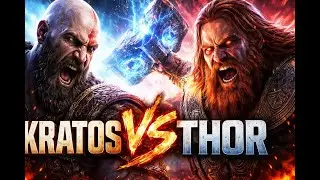 Kratos vs Thor - God of War Ragnarok Boss Fight (No Commentary
