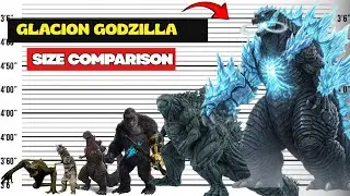 Glacion Godzilla The Real Size of All Monsters 3D Comparison