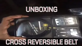 UNBOXING CROSS REVERSIBLE STYLISH BELT WITH EXTRA BUCKLE
