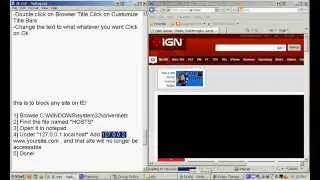 Windows Internet explorer tips and tricks