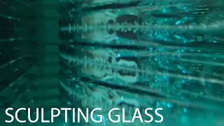 CUTTING CIRCLES in GLASS |  AMAZING GLASS ART | SCULPTING a GLASS EGG