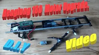 Henglong 3853A / WPL B1 180 motor and Axle Swap. DIY Guide and How to Video.