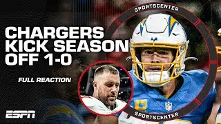 FULL Chargers vs. Chiefs REACTION 🏈 L.A. 'LET THE FERRARI LOOSE' in Herbert - Damien Woody | SC