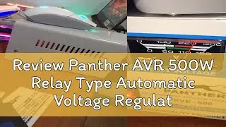Review Panther AVR 500W Relay Type Automatic Voltage Regulator PVE-500 PC Computer Desktop Laptop T