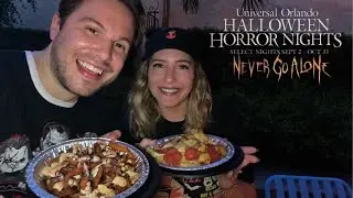 Halloween Horror Nights Returning Favorites Food Crawl - Twisted Tater, Pizza Fries & More! 2022