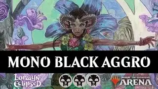 Mono Black Aggro💀Best of 1 Standard Event MTG Arena Lorwyn Eclipsed #mtgstandard #lorwyn #monoblack
