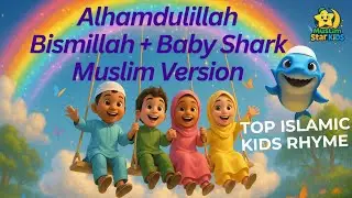 Islamic Rhymes for Kids Compilation | Muslim Shark Doo Doo, Bismillah , Alhamdulillah Rhyme for Kids