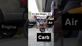 The Genius Physics Inside Your Carburetor!#Carburetor #PhysicsHack #HowItWorks #lifehack #knowledge