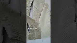 Progress banana leaf wall dry relief