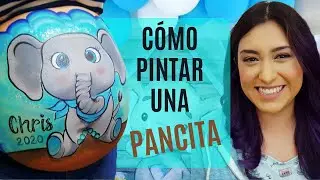 CÓMO PINTAR UNA PANCITA / Belly Paint Elephant Pintacaritas Prenatal Bodypaint Embarazada