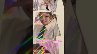 Twice Ready to be Trading photocards Unboxing Show #twice Photocard #shorts