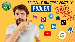 Schedule posts in Publer | how to schedule a post 2022 | Publer tutorial | Techer Blog