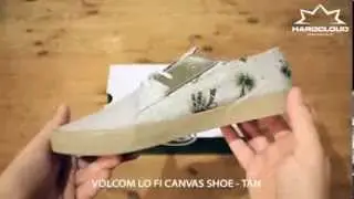Volcom Lo Fi canvas shoe close look