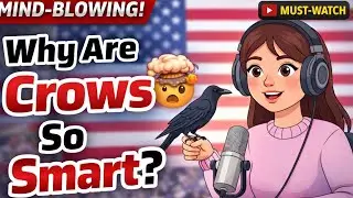 Why Are Crows So Intelligent? | Learn Easy English | podcast English| Fluent English |Fluent Avenuex