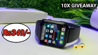 THIS IS THE CHEAPEST SMARTWATCH..🔥// 10x GIVEAWAY 🎉 | id 116 Smart Watch Review..🧐