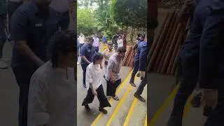 Aamir Khan and Kiran Rao arrive at the antim darshan of Late Shri Ratan Tata ji
