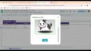 Apps Script - Submit from Google Form and Upload File from Google Sheet Part 2