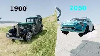 EVOLUTION of CARS in Beamng