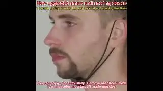 #New upgraded smart anti-snoring device, 1 second to stop snoring, Neck Beautification/Face Slimming