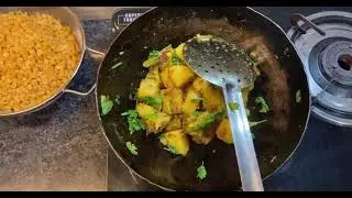 Paneer chilli😊 potato fry🤤 dal tadka😋 phulka😍😍 in Tamil!!