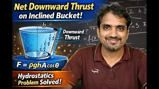 FM 20 Net Downward Thrust on the Inclined Surface of a Water-Filled Bucket (Frustum of Cone)