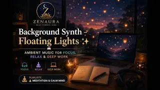 Background Synth &ndash; Floating Lights ✨ Ambient Music for Focus, Relax & Deep Work | ZenAura channel